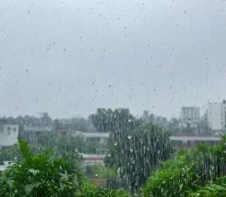 pancadas de chuva em Novo Gama