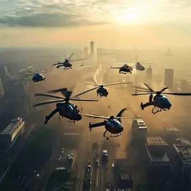 Caiado entrega helicópteros