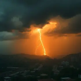 calor e tempestades em Goiás