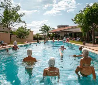 piscina aquecida para idosos