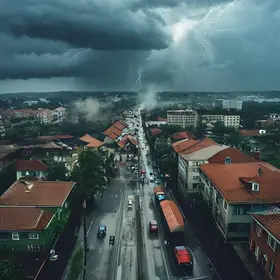 alerta de tempestade