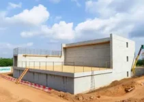 obras do Ginásio de Esportes do Alvorada