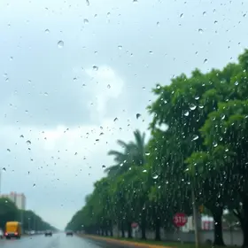 chuva fraca em Goiânia