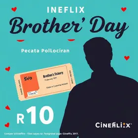 promoção Cineflix Dia do Irmão