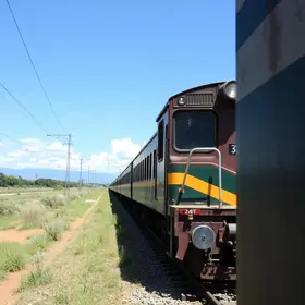 trem entre Luziânia e Brasília